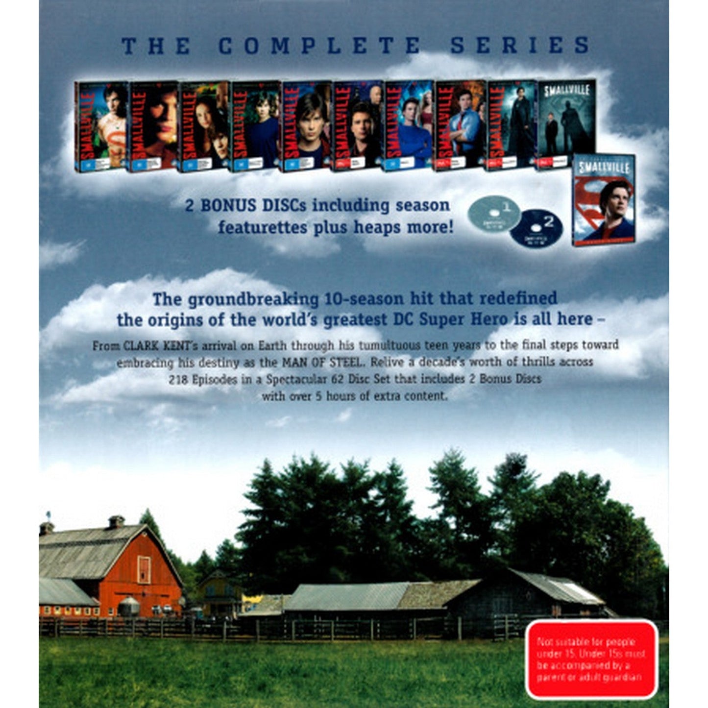 Smallville: The Complete Collection (Seasons 1 - 10) DVD