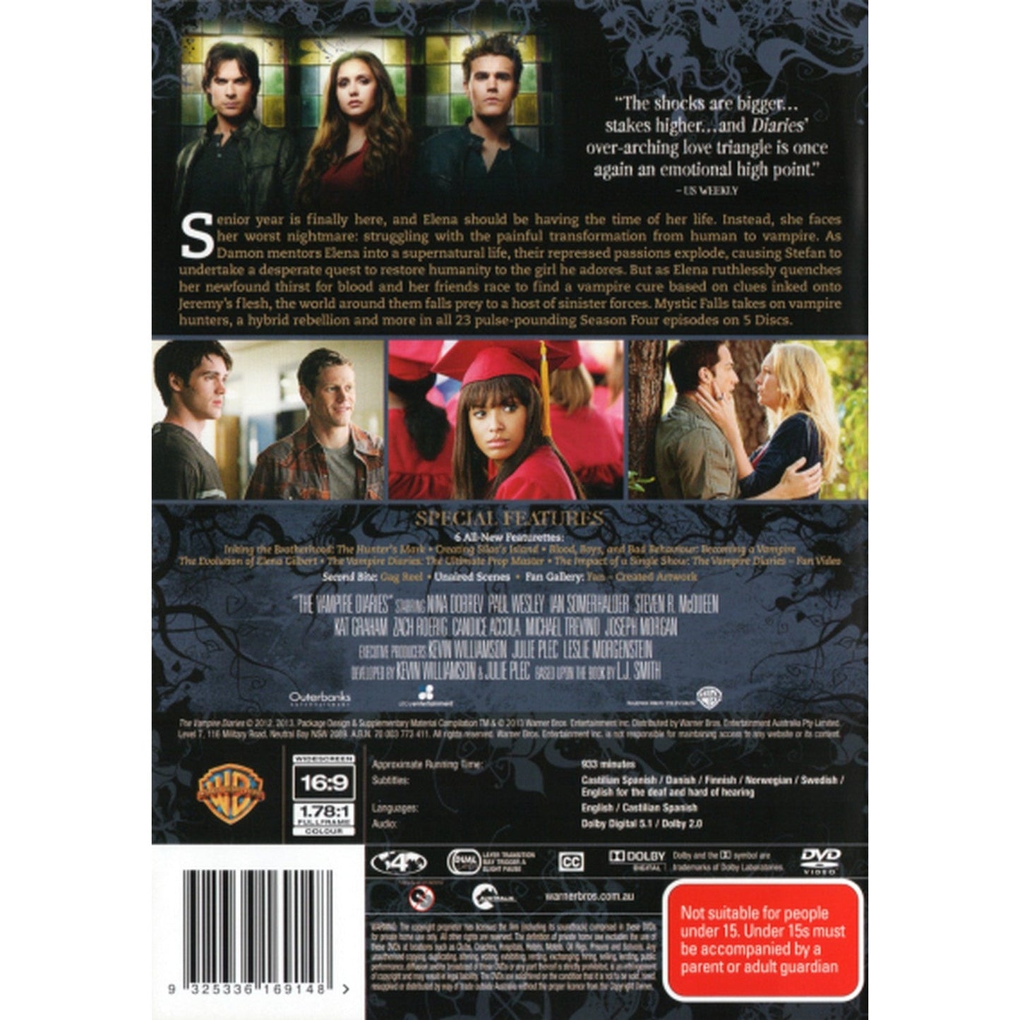 The Vampire Diaries: Season 4 DVD