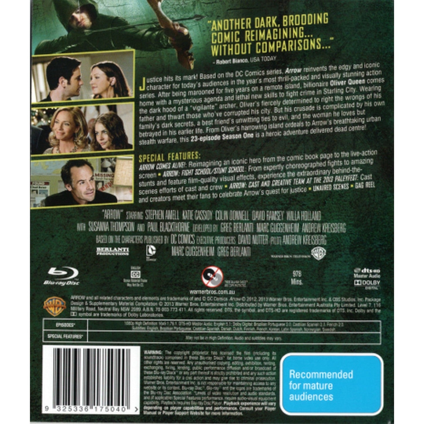 Arrow: Season 1 Blu-Ray