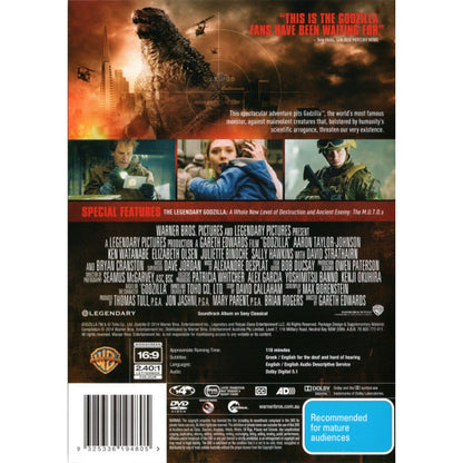 Godzilla (2014) DVD