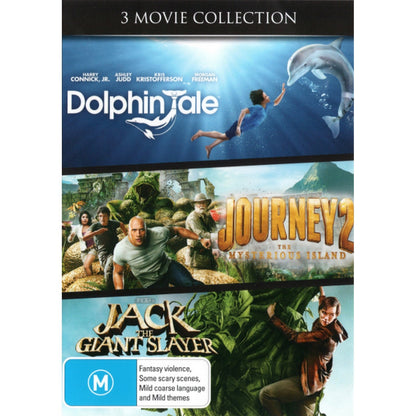 Dolphin Tale / Journey 2: The Mysterious Island / Jack the Giant Slayer (3 Movie Collection) DVD