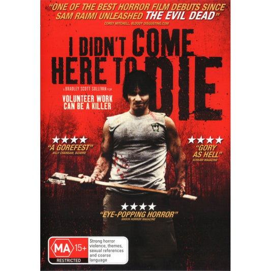 I Didn't Come Here to Die DVD