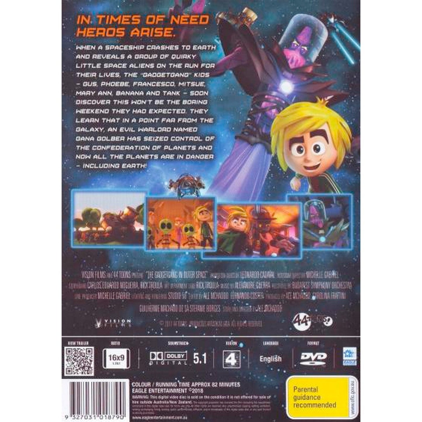 The GadgetGang! in Outer Space DVD