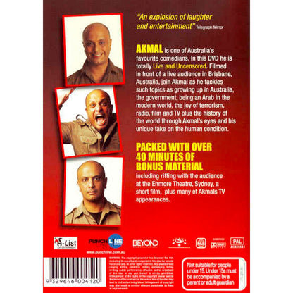 Akmal: Live + Uncensored DVD