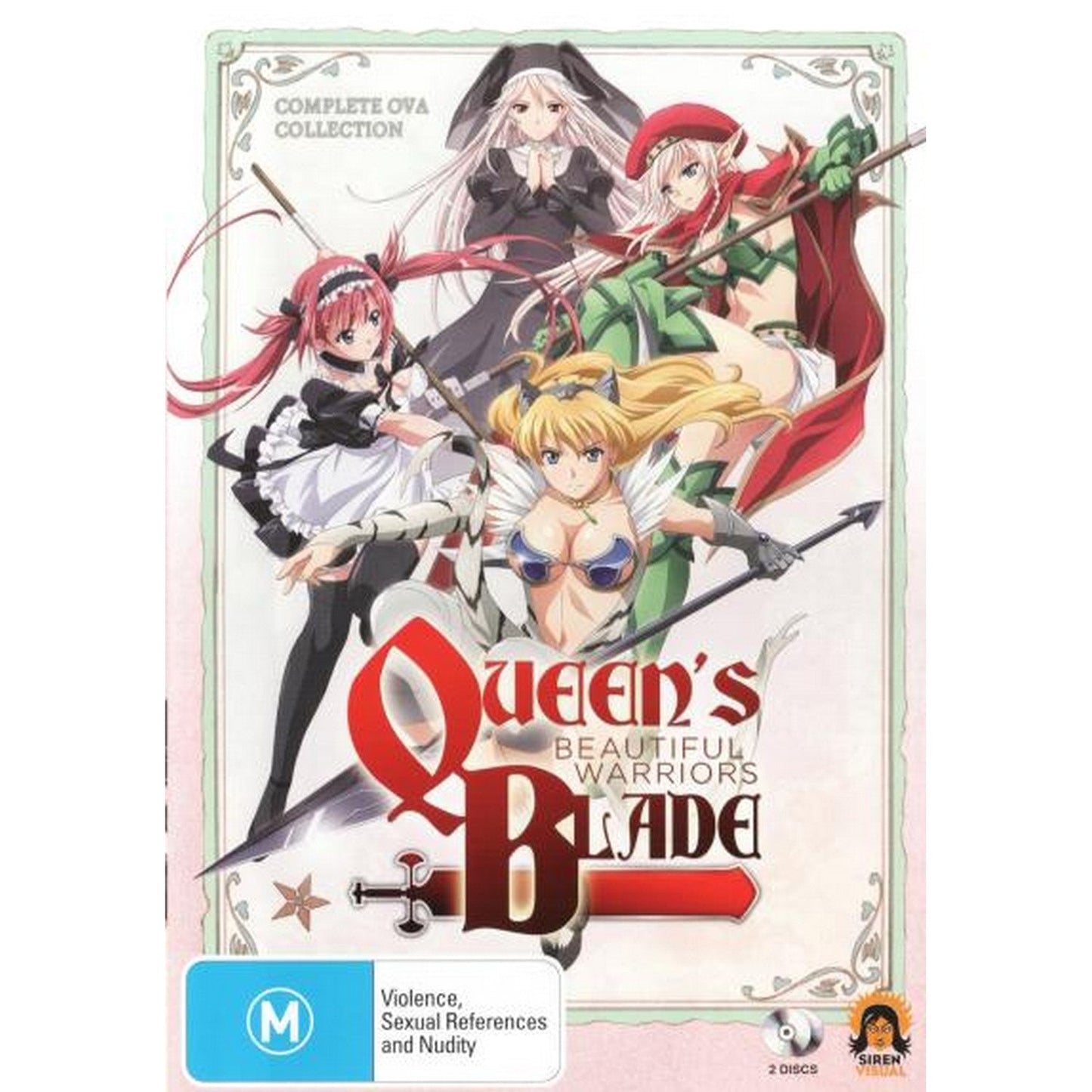 Queen's Blade: Beautiful Warriors - Complete OVA Collection DVD