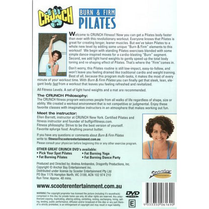 CRUNCH-Burn & Firm Pilates DVD