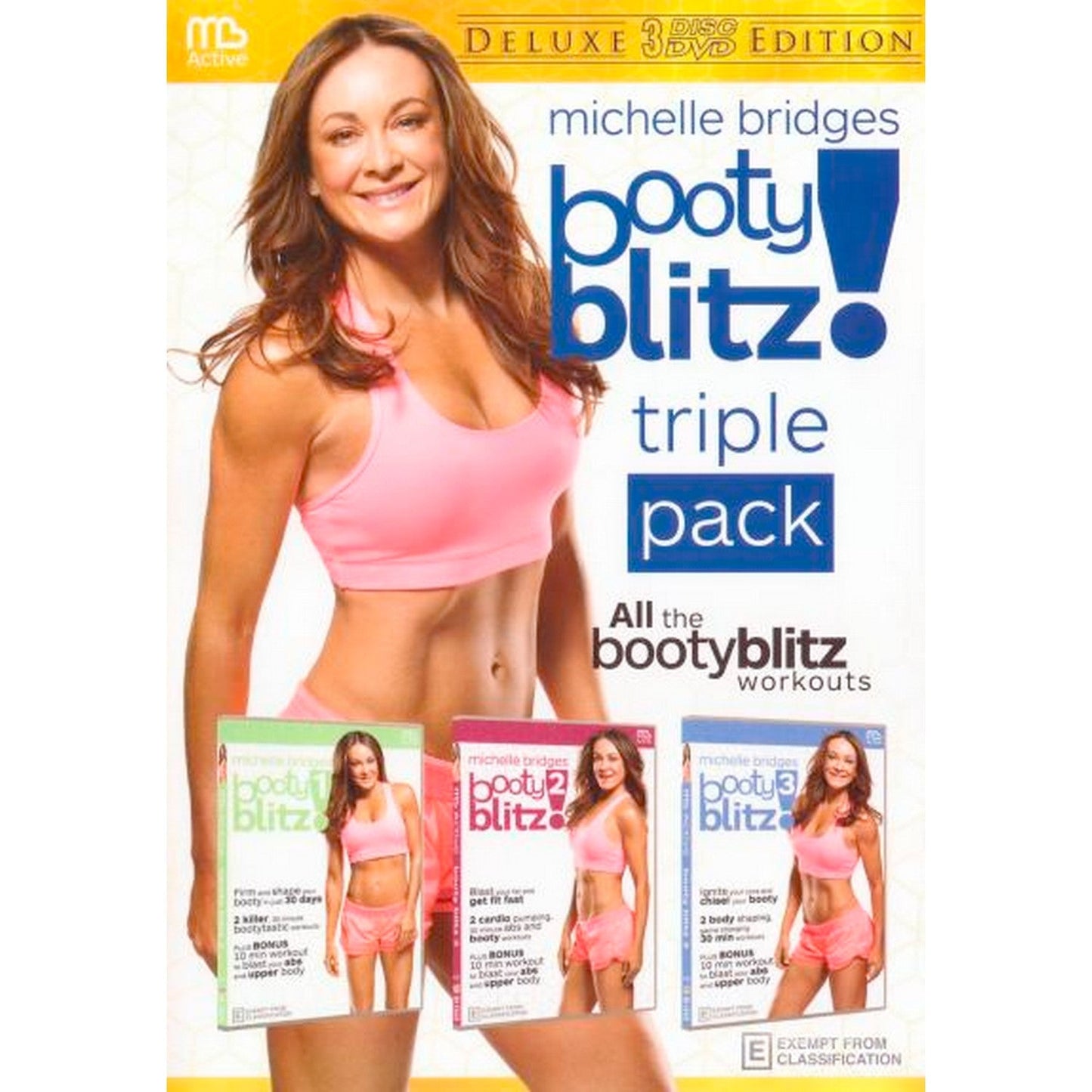 Michelle Bridges: Booty Blitz! - Triple Pack (Booty Blitz! / Booty Blitz! 2 / Booty Blitz! 3) (Deluxe 3 DVD Edition) DVD