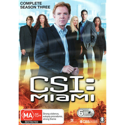 CSI: Miami - Season 3 DVD Box Set