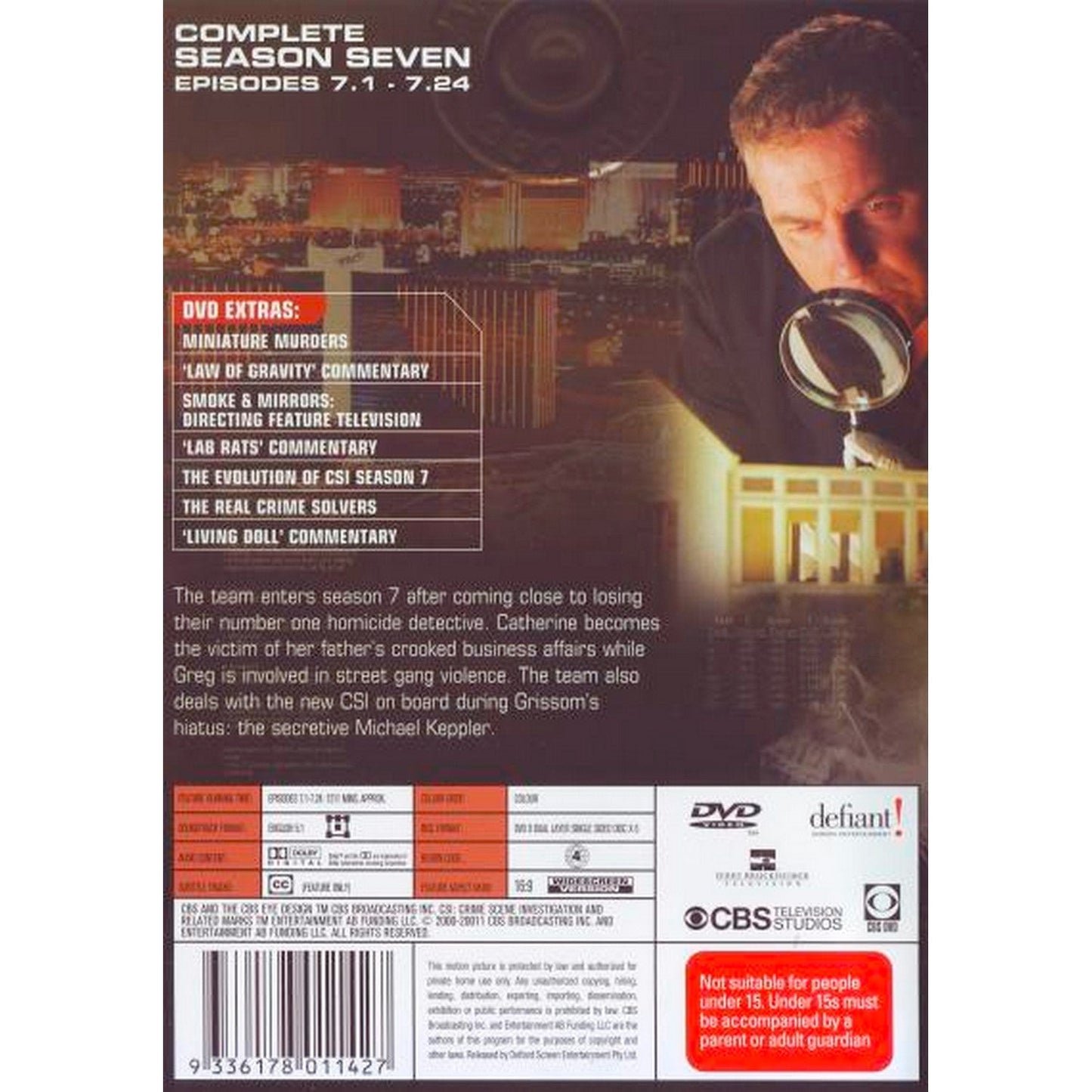 CSI: Crime Scene Investigation - Season 7 DVD