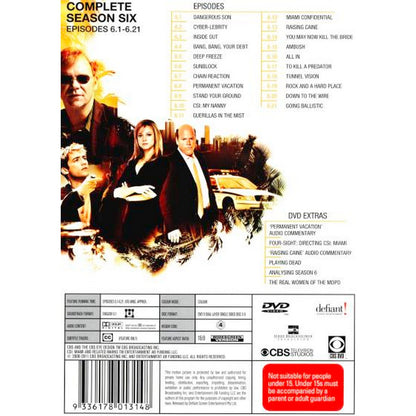 CSI: Miami - Season 6 DVD Box Set