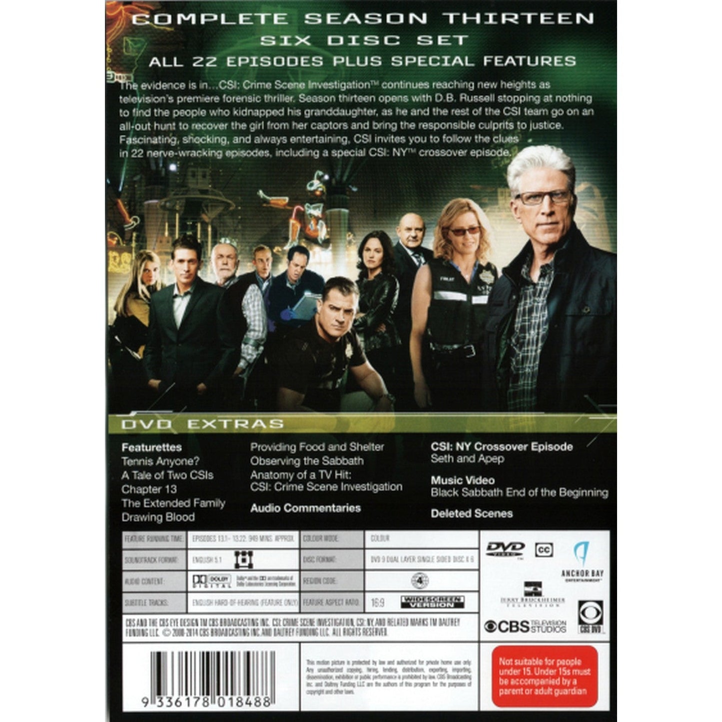 CSI: Crime Scene Investigation - Season 13 DVD