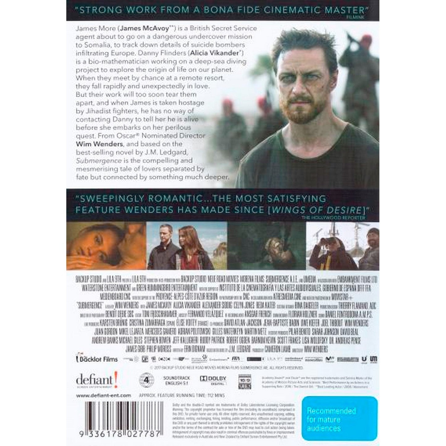 Submergence DVD