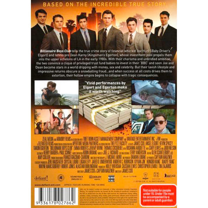 Billionaire Boys Club DVD