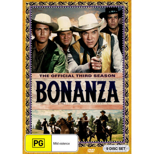 Bonanza: Season 3 DVD