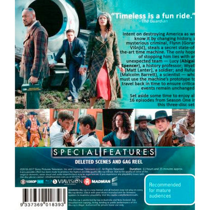 Timeless: Season 1 Blu-Ray