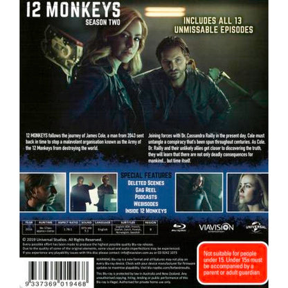 12 Monkeys: Season 2 Blu-Ray