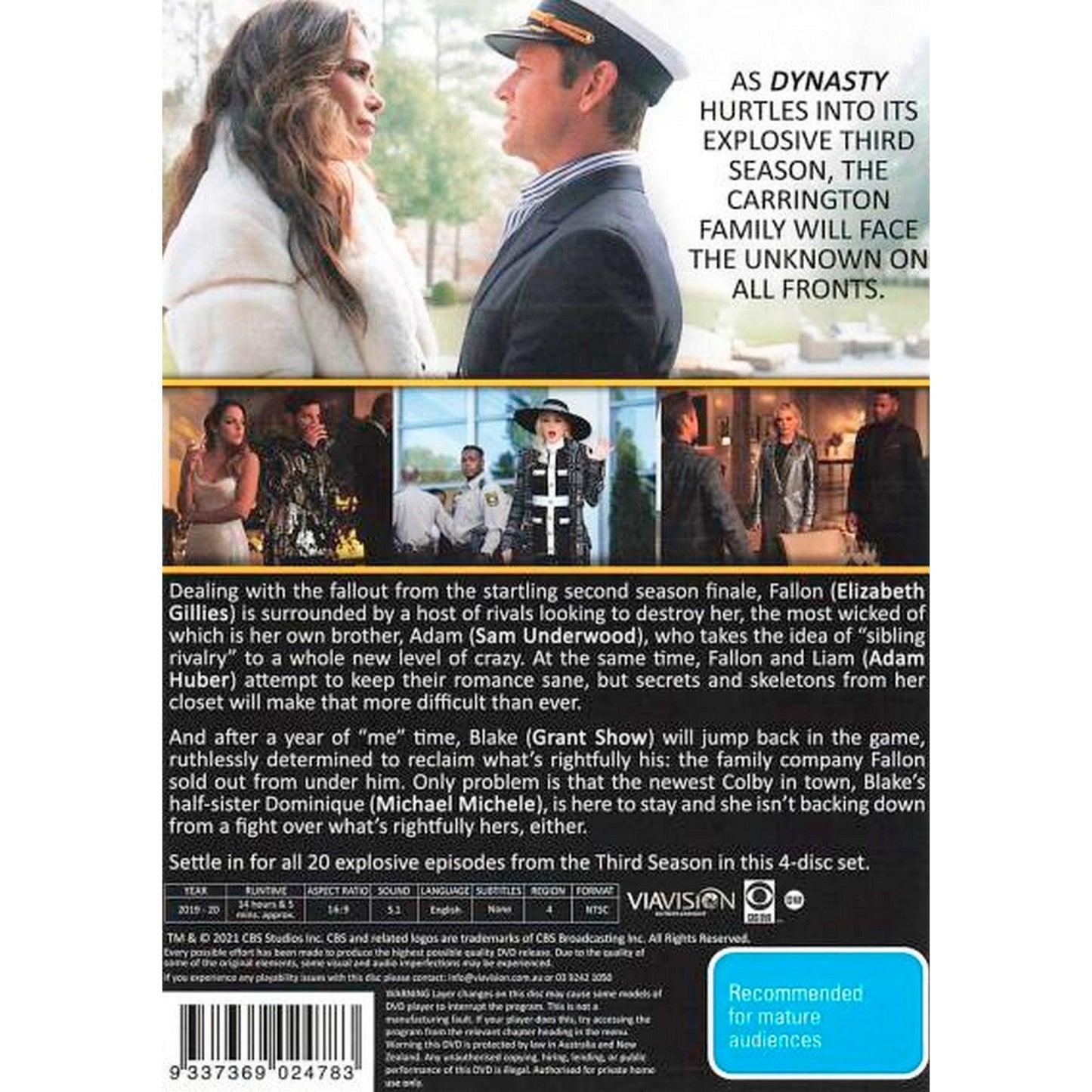 Dynasty: Season 3 (2018) DVD