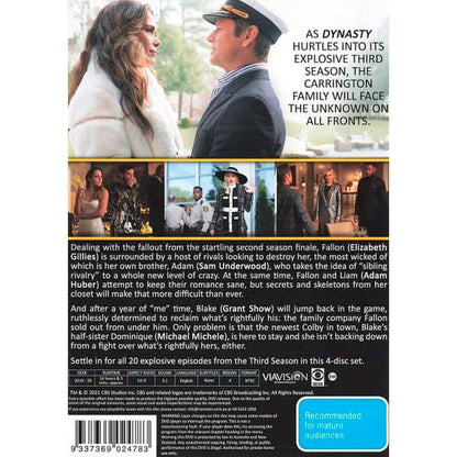 Dynasty: Season 3 (2018) DVD