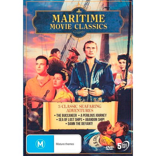 Maritime Movie Classics (The Buccaneer / A Perilous Journey / Sea of Lost Ships / Abandon Ship! / Damn the Defiant!) DVD