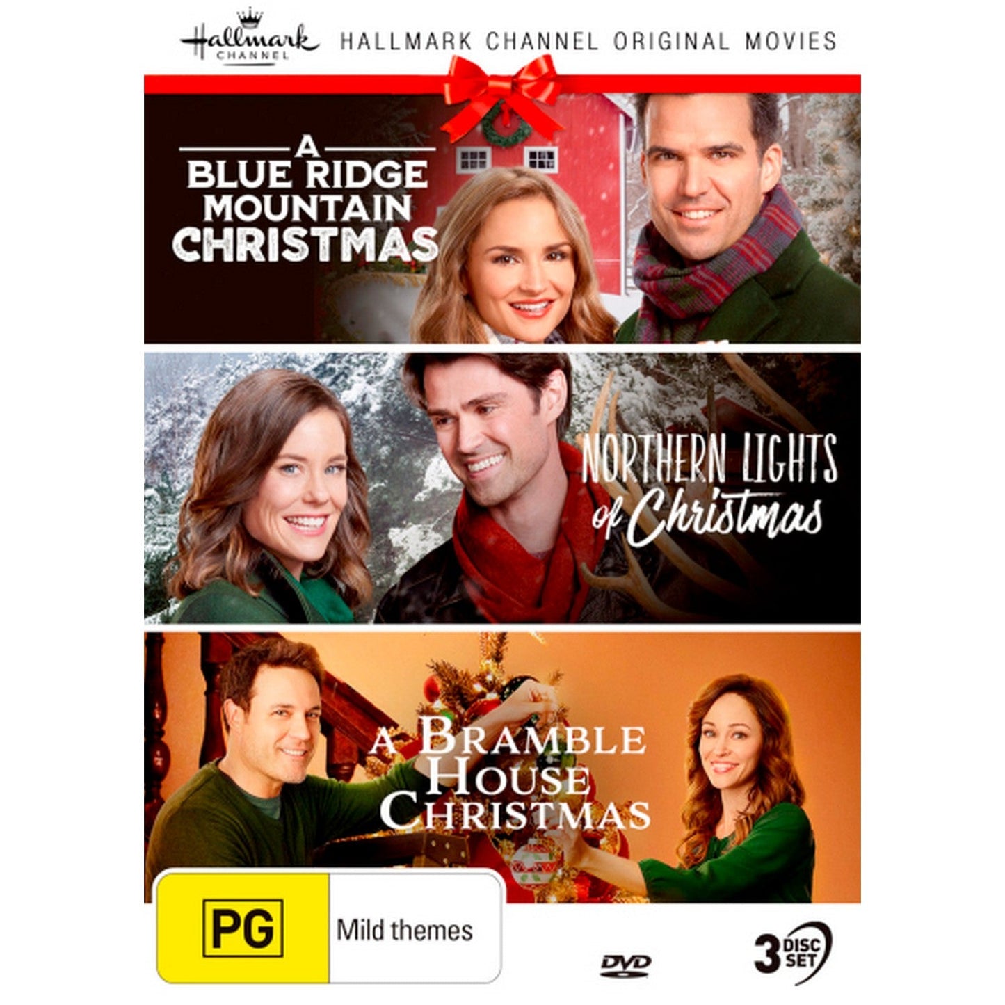 Hallmark Christmas Collection (A Blue Ridge Mountain Christmas / Northern Lights of Christmas / A Bramble House Christmas) DVD