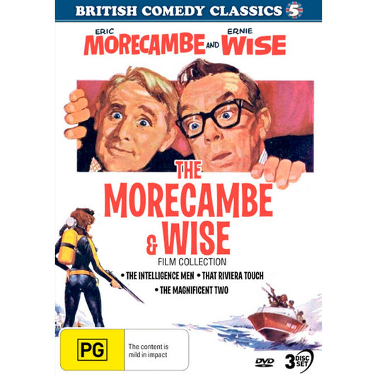 British Comedy Classics 5: The Morecambe and Wise Film Collection:  The Intelligence Men / That Riviera Touch / The Magnificent Two DVD