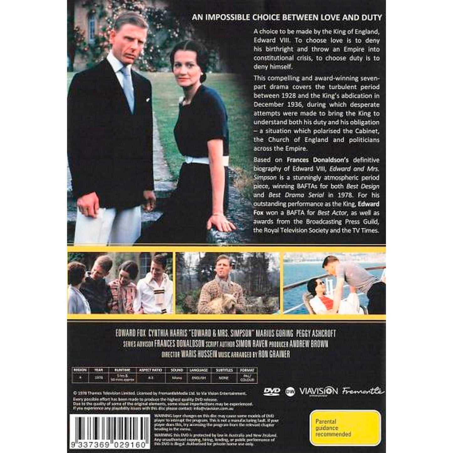 Edward and Mrs Simpson: The Complete Series DVD