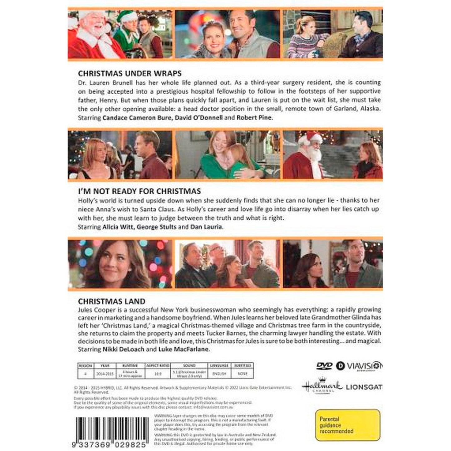 Hallmark Christmas Collection (Christmas Under Wrap / I'm Not Ready for Christmas / Christmas Land) DVD