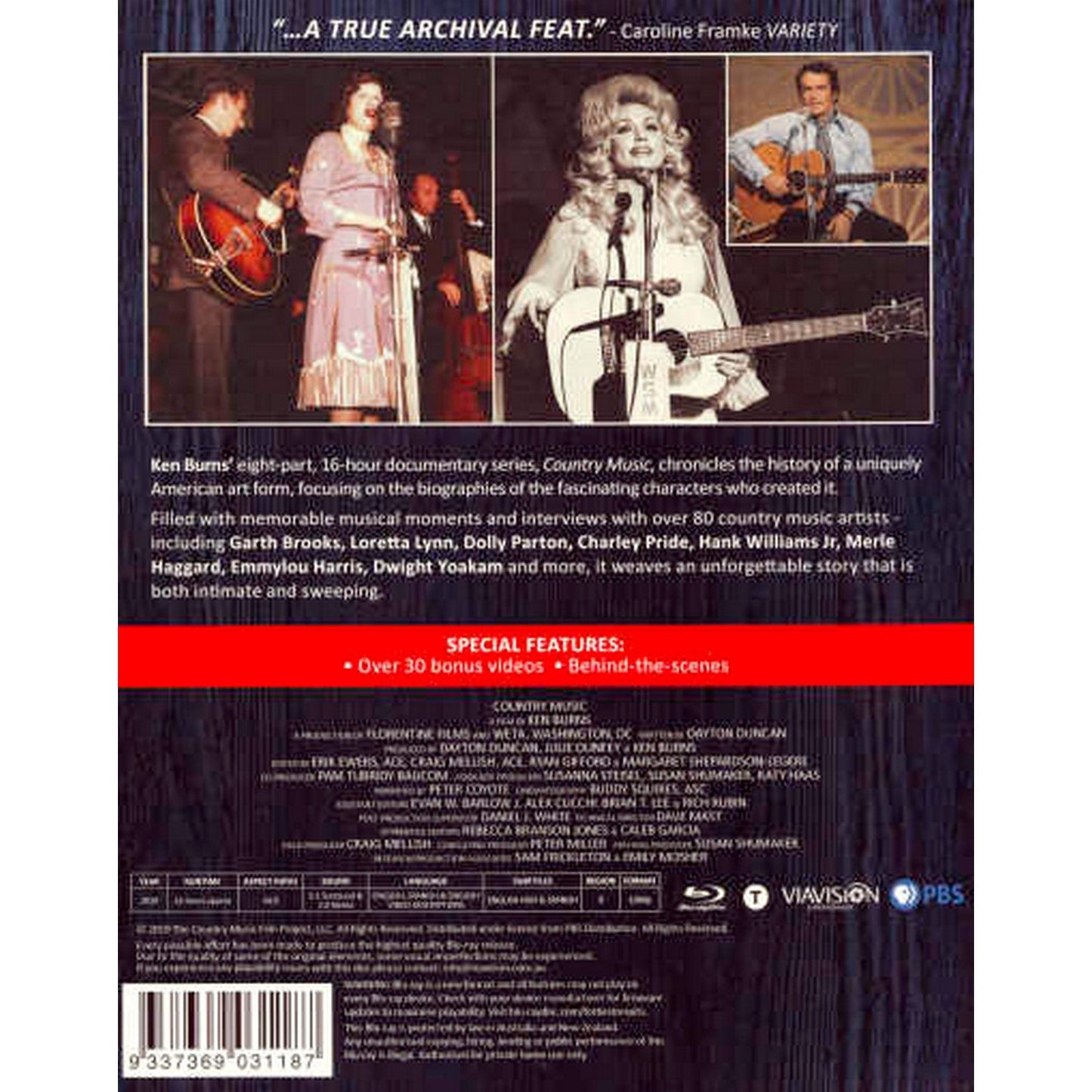 Country Music: A Film by Ken Burns Blu-Ray