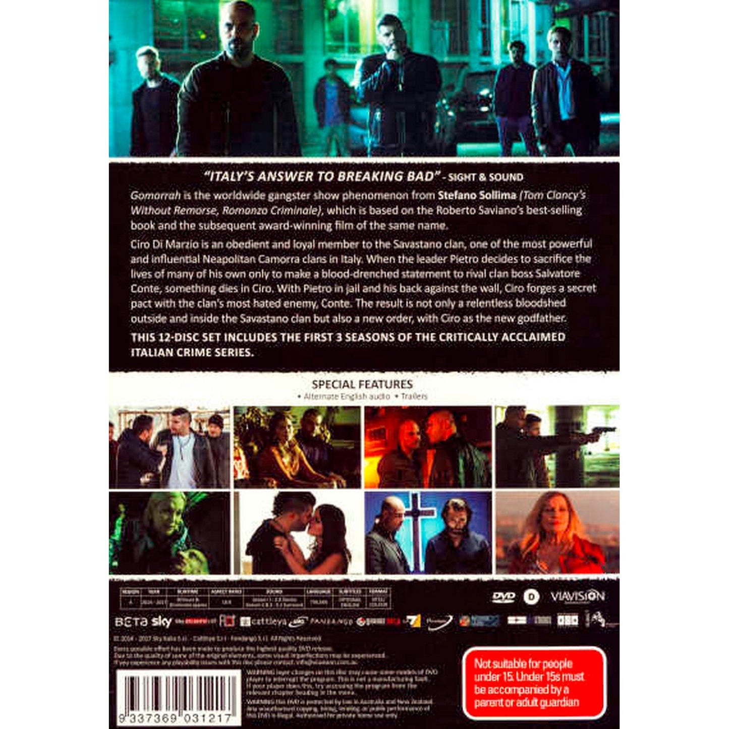 Gomorrah: Seasons 1 - 3 DVD