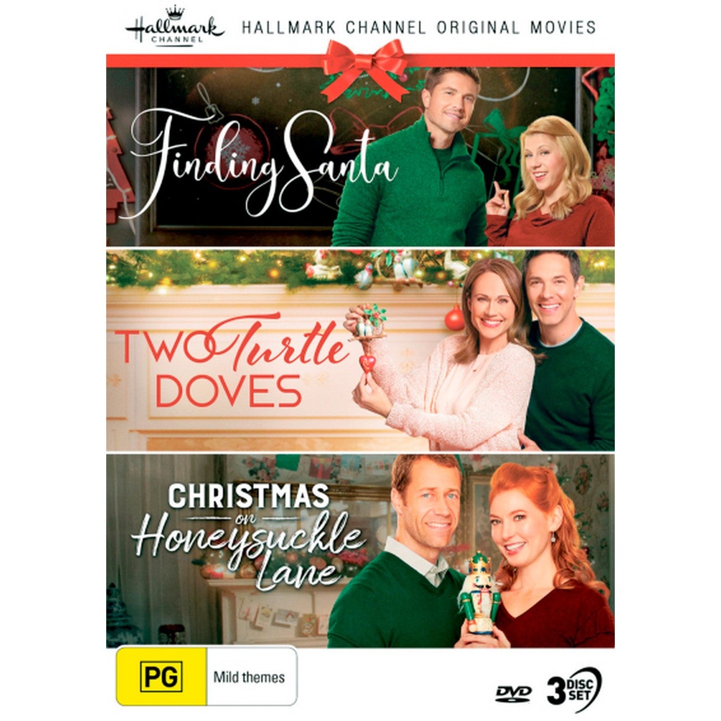 Hallmark Christmas Collection (Finding Santa / Two Turtle Doves / Christmas on Honeysuckle Lane) DVD