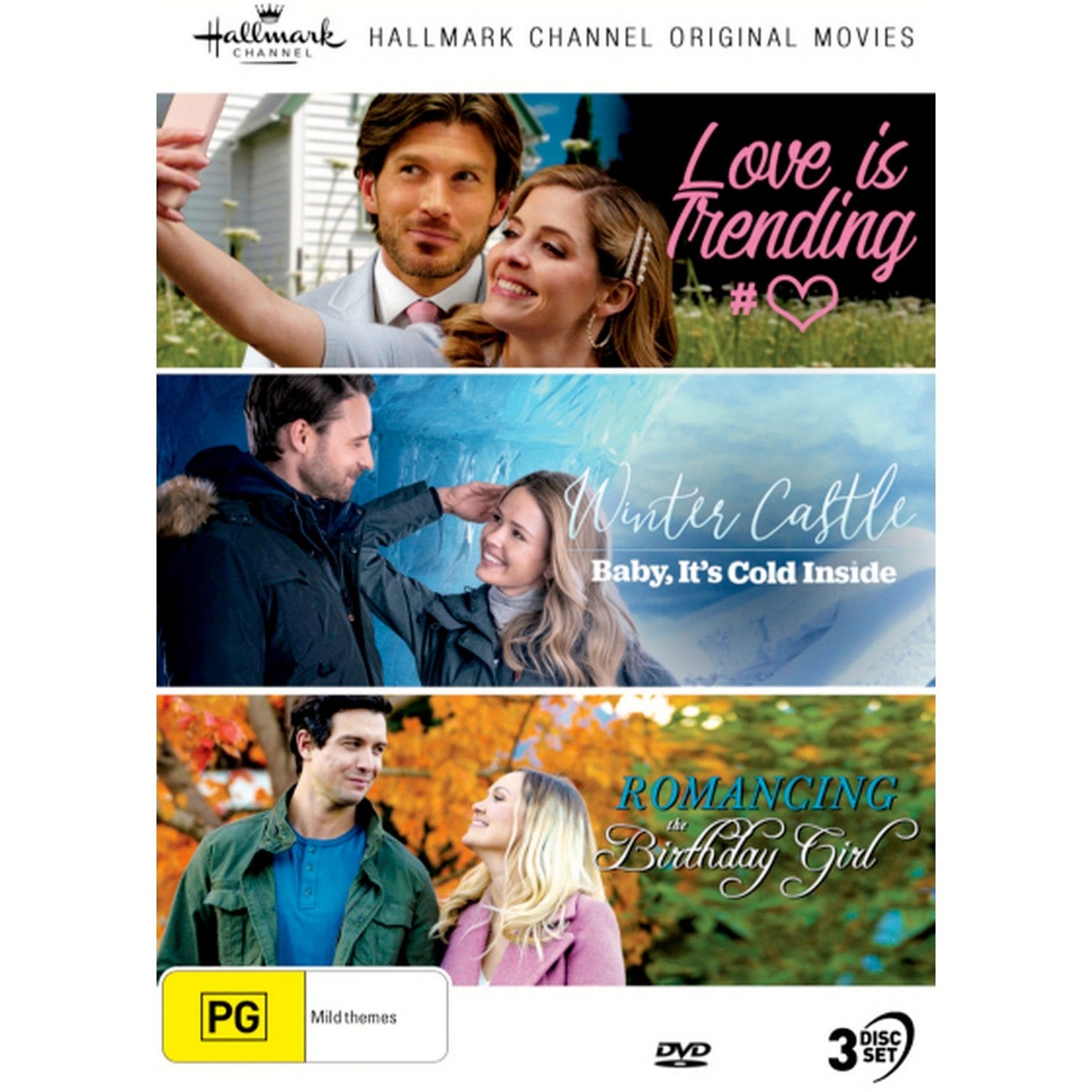 Hallmark Collection 17 (Love is Trending / Winter Castle: Baby It's Cold Inside / Romancing the Birthday Girl) DVD