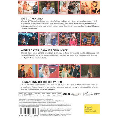 Hallmark Collection 17 (Love is Trending / Winter Castle: Baby It's Cold Inside / Romancing the Birthday Girl) DVD