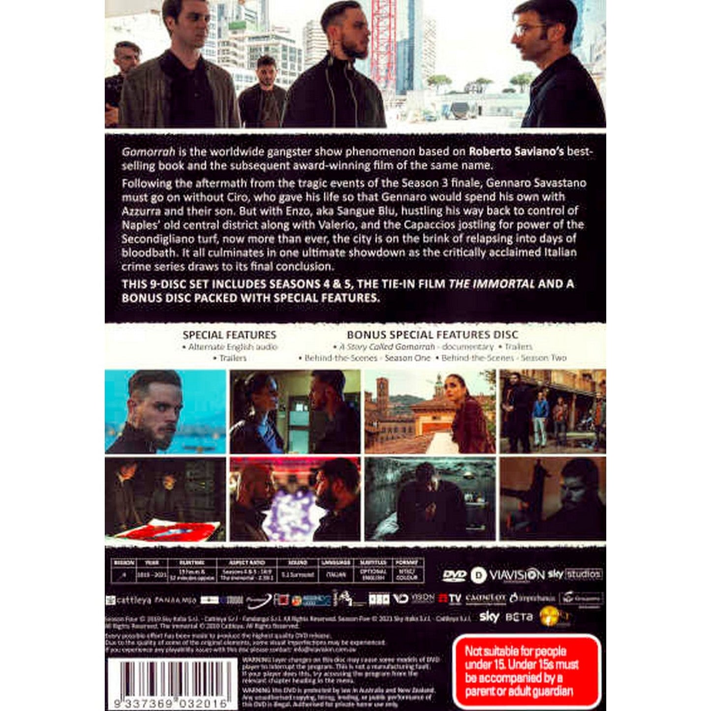 Gomorrah: Seasons 4 - 5 / The Immortal DVD