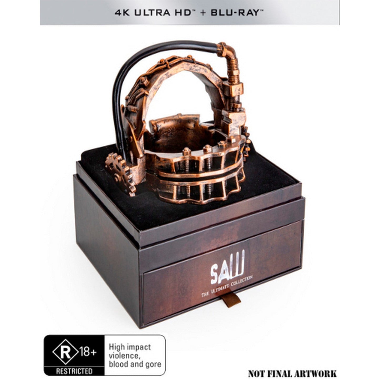 Saw: The Ultimate Trap Collection (Saw / Saw II / Saw III / Saw IV / Saw V / Saw VI / Saw 3D) 4K UltraHD + Blu-Ray Box Set