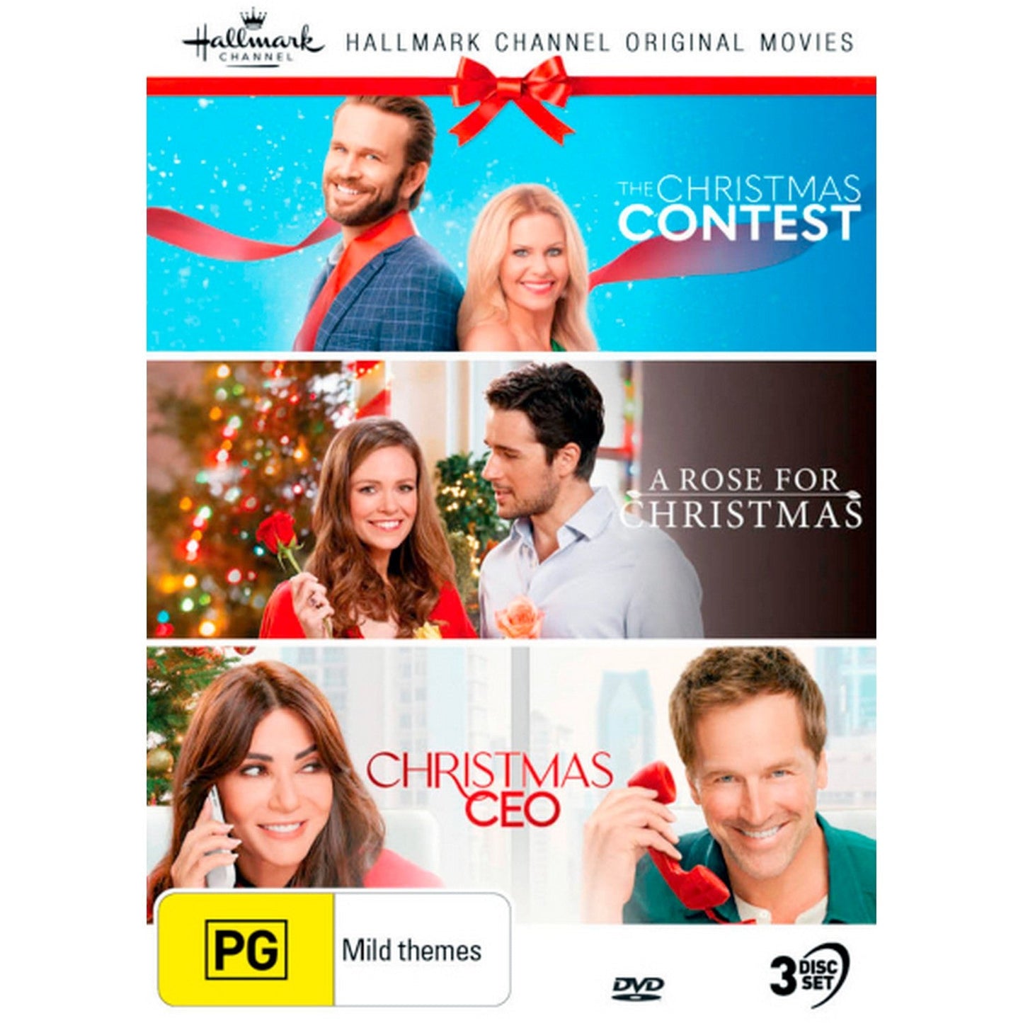 Hallmark Christmas Collection (The Christmas Contest / A Rose for Christmas / Christmas CEO) DVD