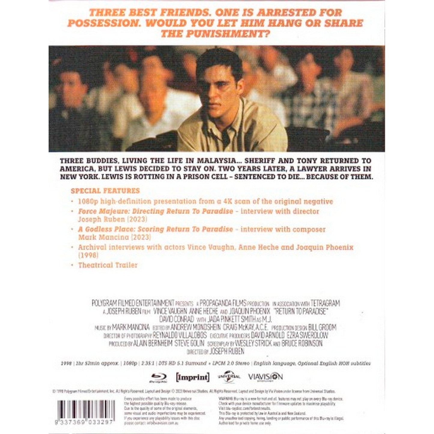 Return to Paradise (Imprint) Blu-Ray