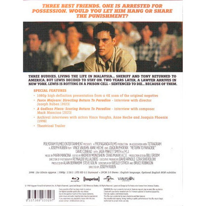 Return to Paradise (Imprint) Blu-Ray