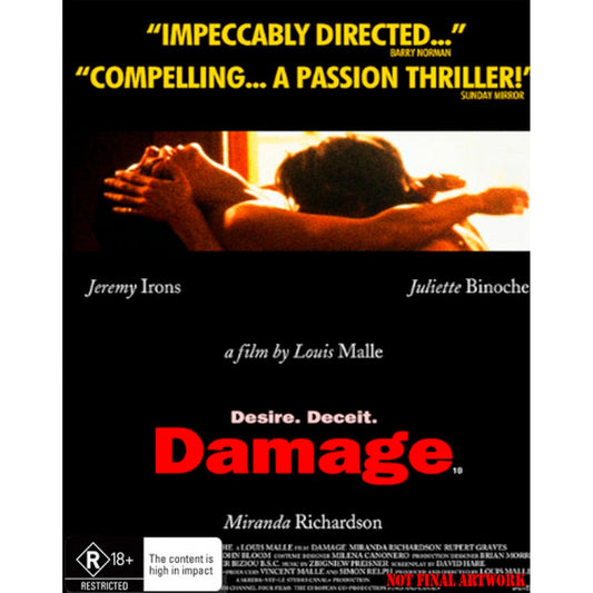 Damage (Imprint) Blu-Ray