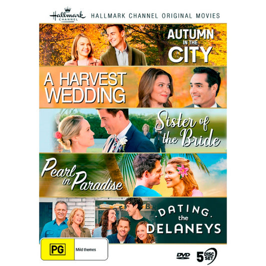 Hallmark Collection (Autumn in the City / A Harvest Wedding / Sister of the Bride / Pearl in Paradise / Dating the Delaneys) DVD