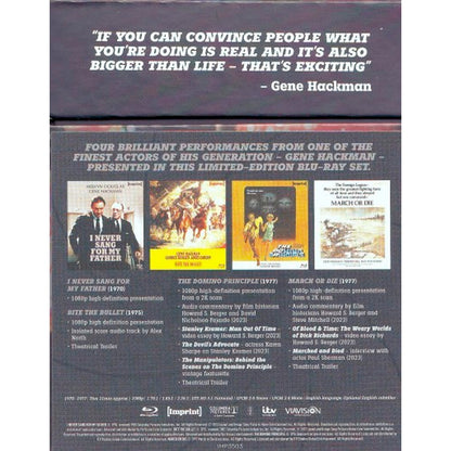 Film Focus: Gene Hackman (Imprint) Blu-Ray