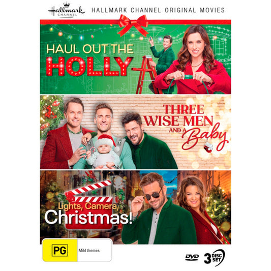 Hallmark Christmas Collection (Haul Out the Holly / Three Wise Men and a Baby / Lights, Camera, Christmas!) DVD