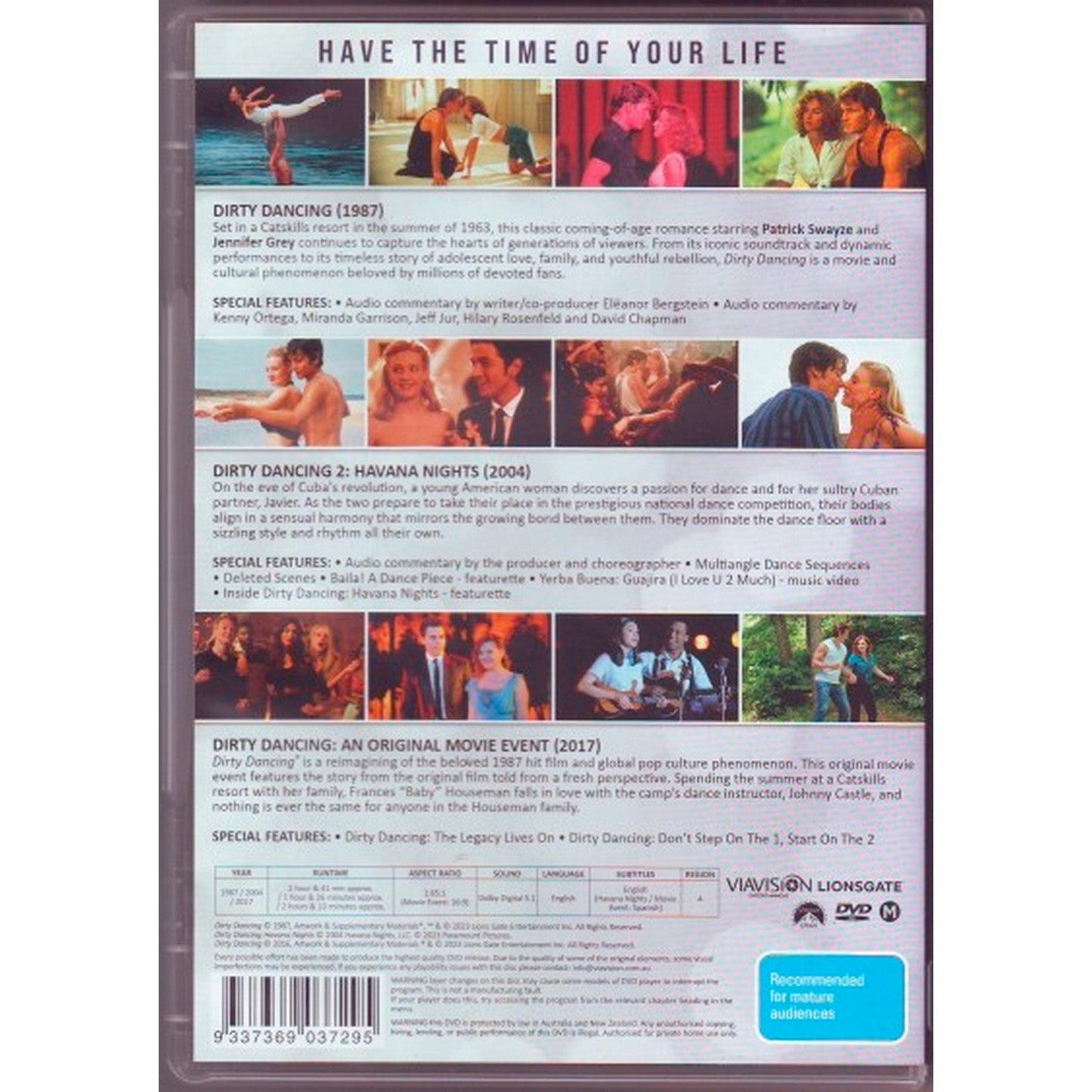 Dirty Dancing Collection: (Dirty Dancing / Dirty Dancing 2: Havana Nights / Dirty Dancing: The Mini-Series) DVD