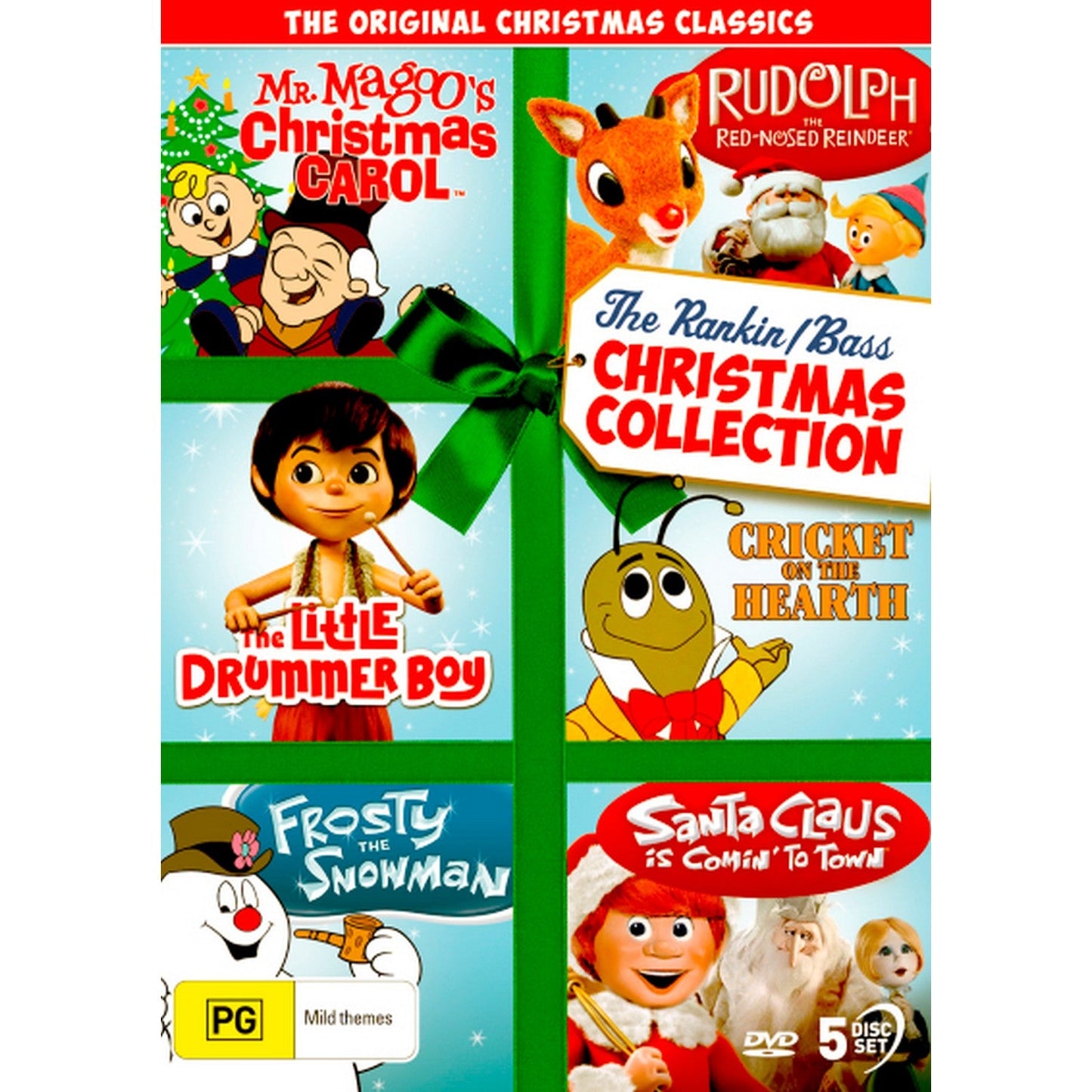 The Rankin/Bass Christmas Collection (Mr Magoo's Christmas Carol/Rudolph the Red-Nosed Reindeer/The Little Drummer Boy/Cricket on the Hearth/Frosty th DVD