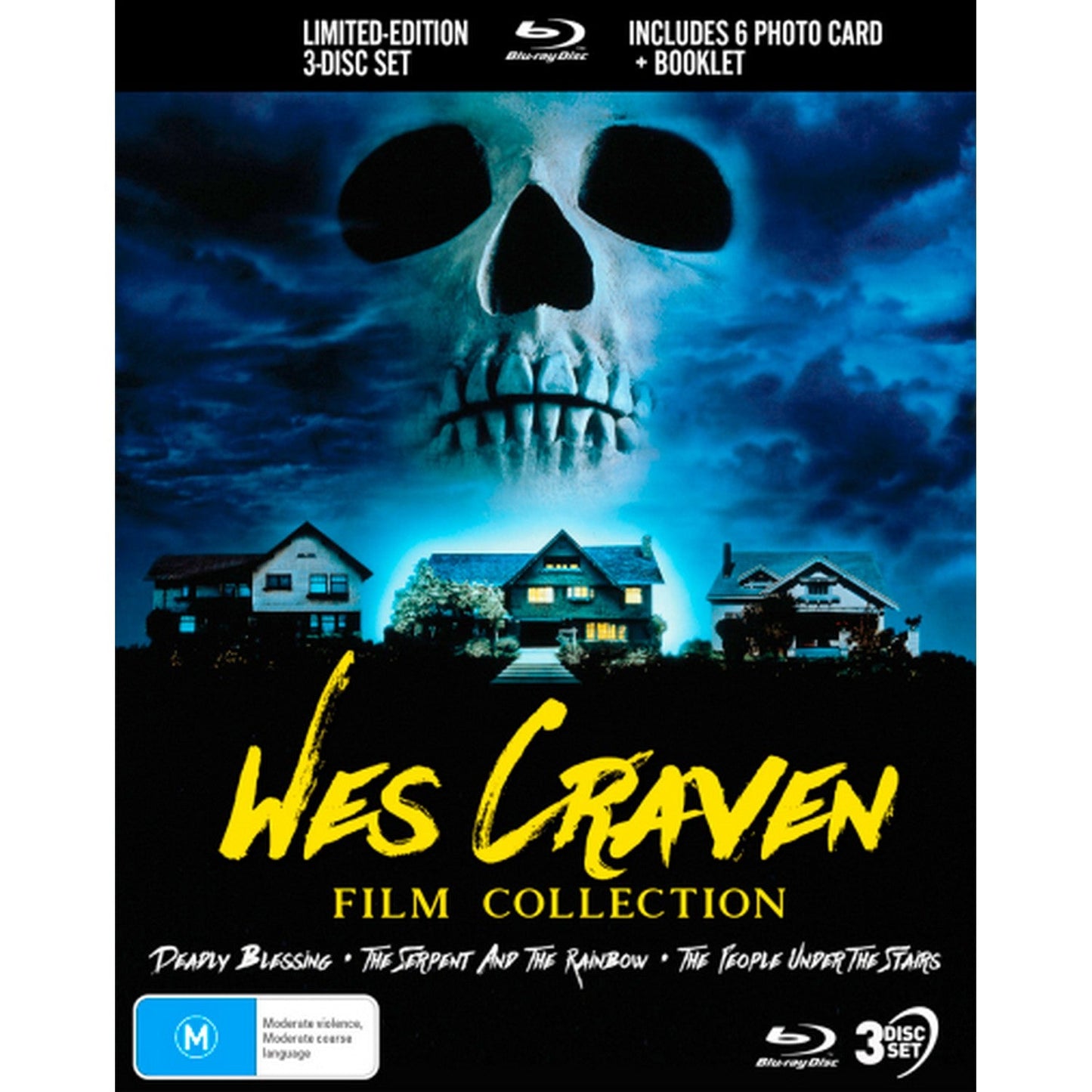 Wes Craven Collection (Deadly Blessing / The Serpent and the Rainbow / The People Under the Stairs) (Lenticular Edition) Blu-Ray