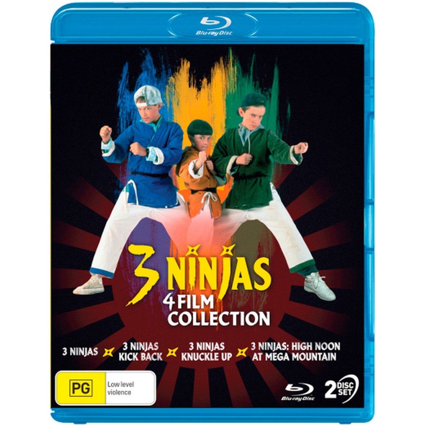 3 Ninjas: 4 Film Collection (3 Ninjas / 3 Ninjas Kick Back / 3 Ninjas Knuckle Up / 3 Ninjas: High Noon at Mega Mountain) Blu-Ray