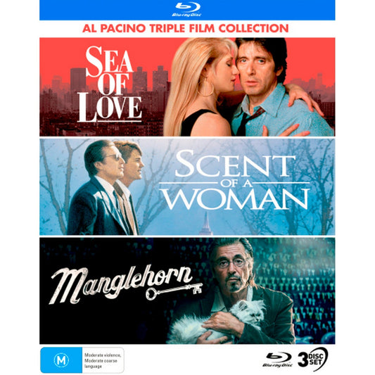 Al Pacino: Triple Film Collection (Sea of Love / Scent of a Woman / Manglehorn) - Special Edition Blu-Ray