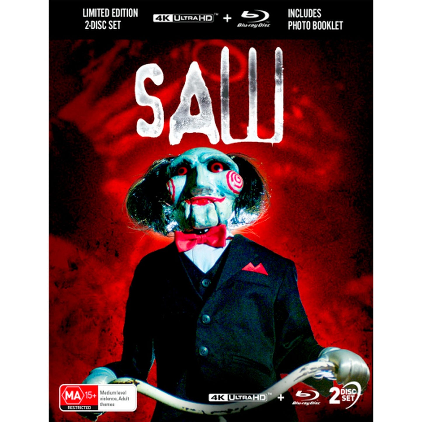 Saw 4K UltraHD + Blu-Ray (Lenticular Hardcover + Booklet)