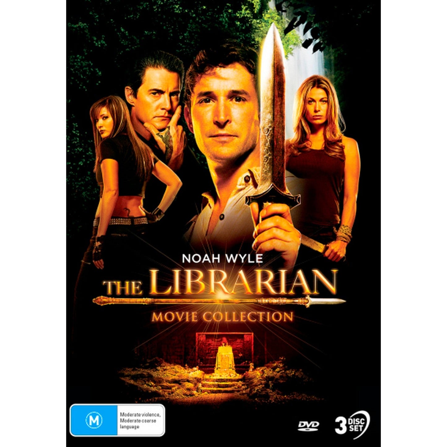 The Librarian Movie Collection (The Librarian: Quest for the Spear / Return to King Solomon's Mines / Curse of The Judas Chalice) DVD