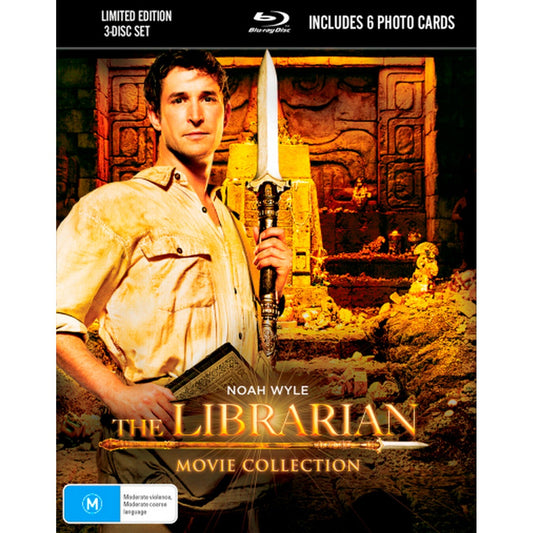 The Librarian Movie Collection (The Librarian: Quest for the Spear / Return to King Solomon's Mines / Curse of The Judas Chalice) Blu-Ray