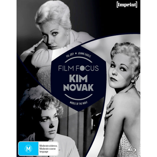 Film Focus: Kim Novak (Pal Joey / Jeanne Eagles / Middle of the Night) (Imprint) Blu-Ray